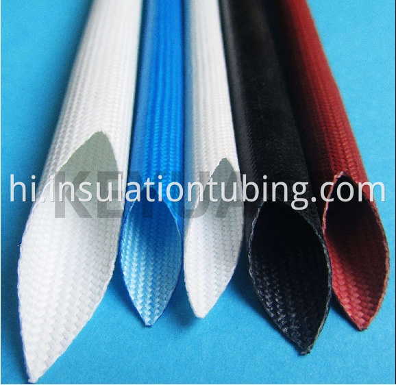 Silicone glass fiber sleeves